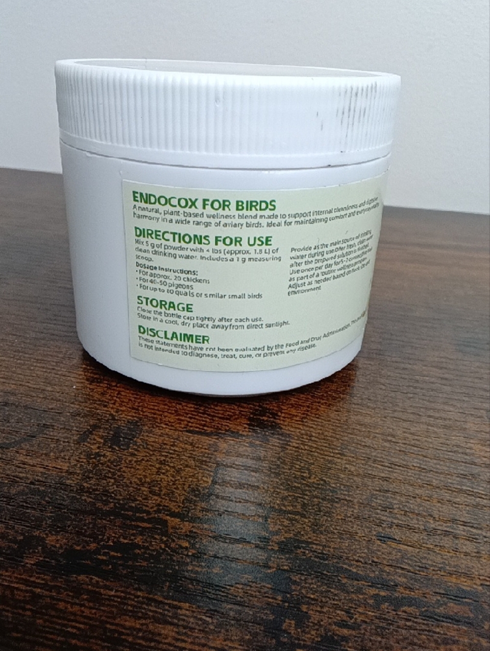 Homeny Endocox for 🐦 Birds Supports Digestive & Gut - Picture 2 of 3